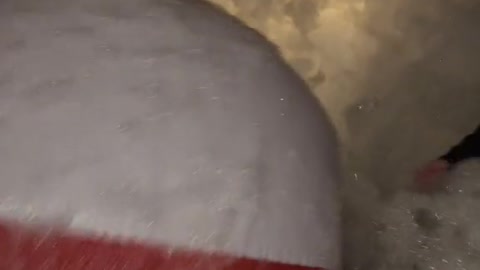Turns out beach balls swell in soap