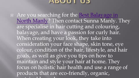 Best Balayage in North Manly