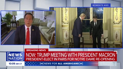 Trump meeting with Emmanuel Macron is 'outstanding': Rep. Fleischmann | NewsNation Live