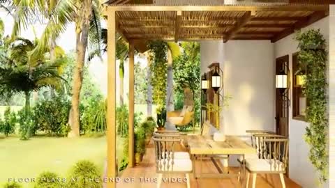 Simple Life in a Farmhouse Tiny House Design Idea | 8x10 Meters