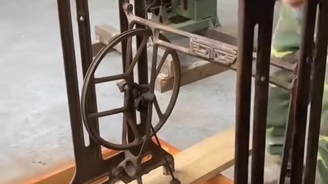 What did you do with the sewing machine head?