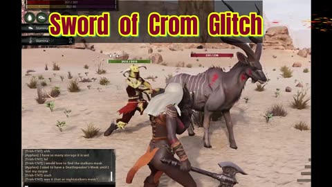 Conan Exiles Sword of Crom Glitch