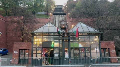 Buda Castle Funicular, Budapest, Hungary 🇭🇺