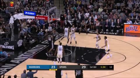 RUDY GAY with a savage dunk