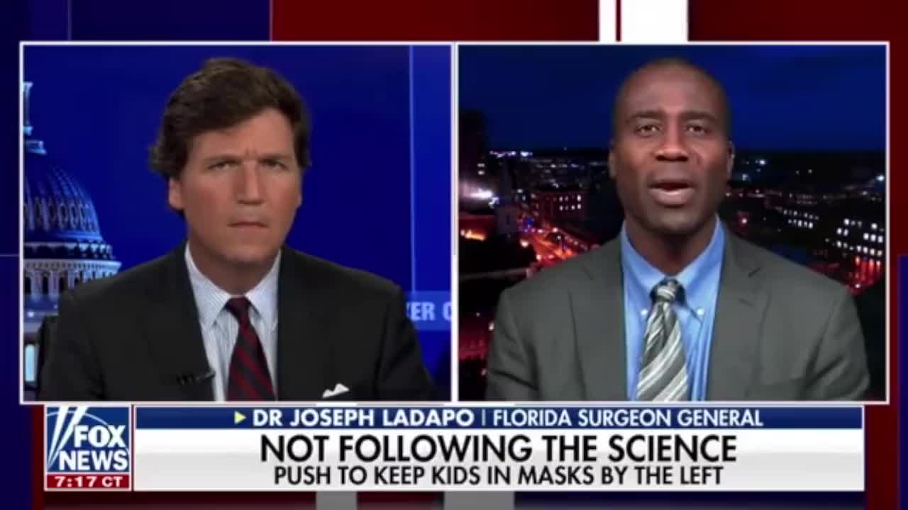 FL Surgeon General GOES OFF on "experts" pushing masking for kids