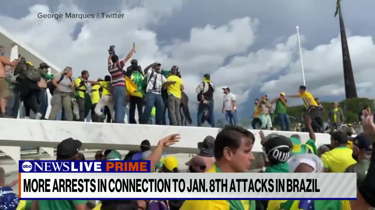 Investigations in brazilian election protest lead to police raids.