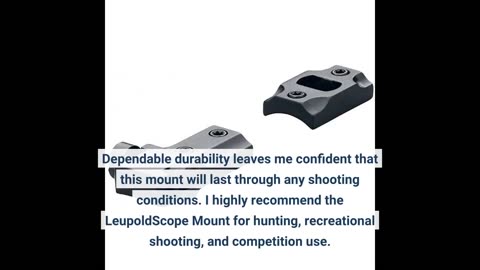 User Comments: LeupoldScope Mount