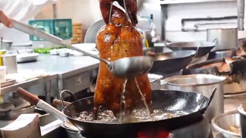 Cantonese roast duck (Duck sushi roll & Duck burrito)
