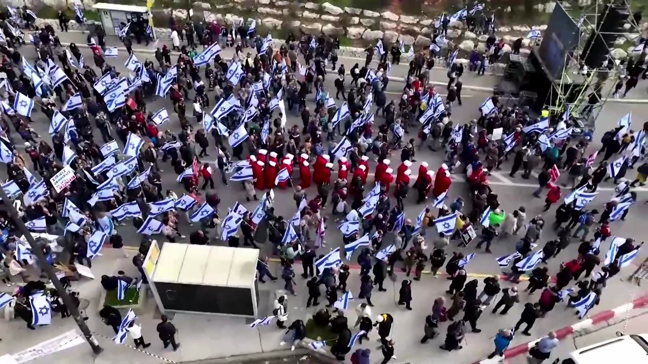Israelis protest before first judiciary reform vote