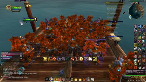 Trees on the docks waiting