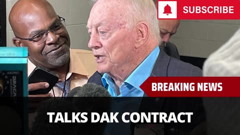 Jerry Jones Speaks Out On Dak Deal