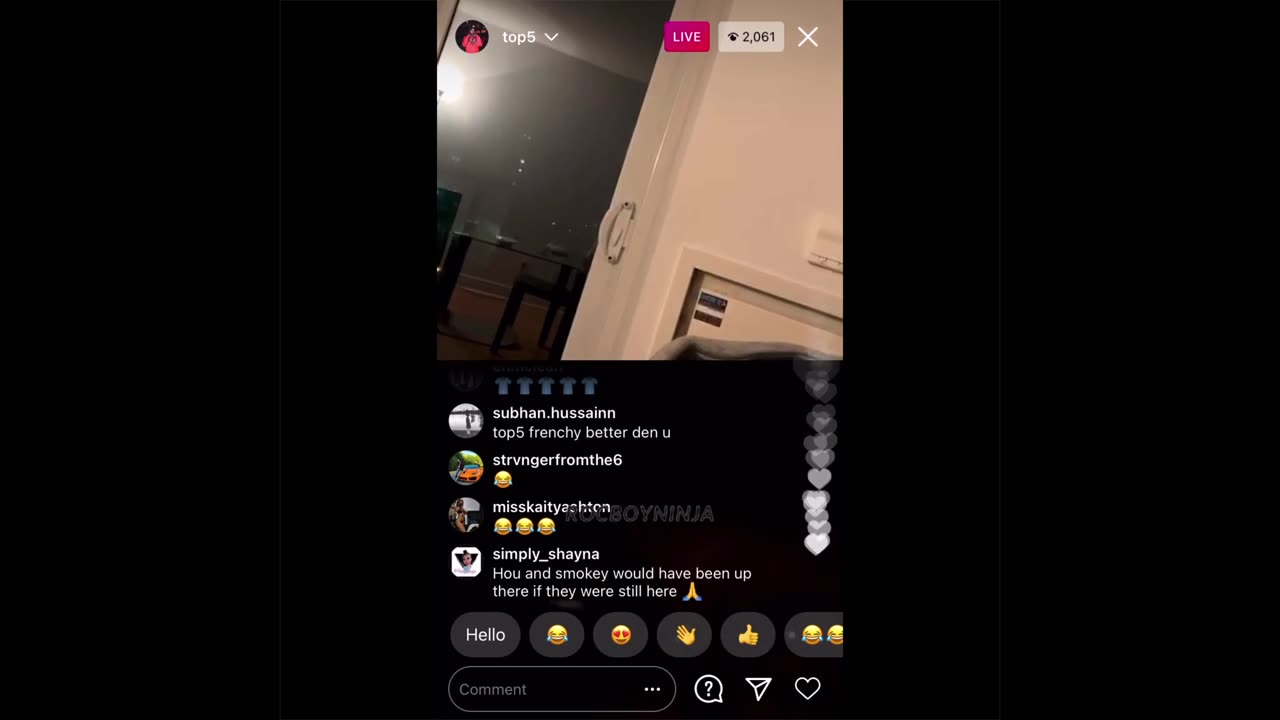 Top5 IG live dissing Hoodlum and duvy FLASHBACK