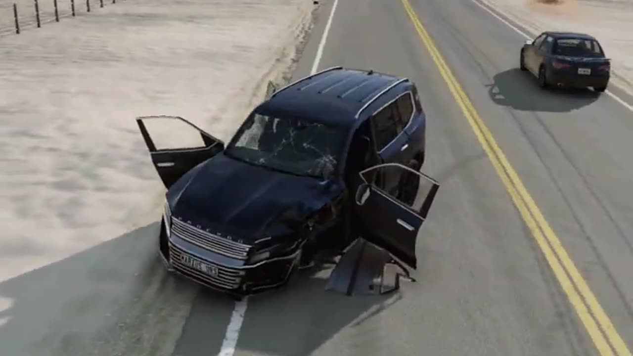 SUV Extreme Crash - Beamng Drive