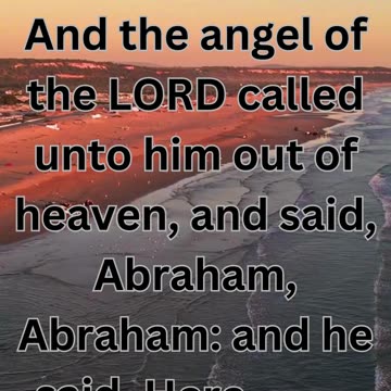 "The Angel of the Lord: Genesis 22:11"