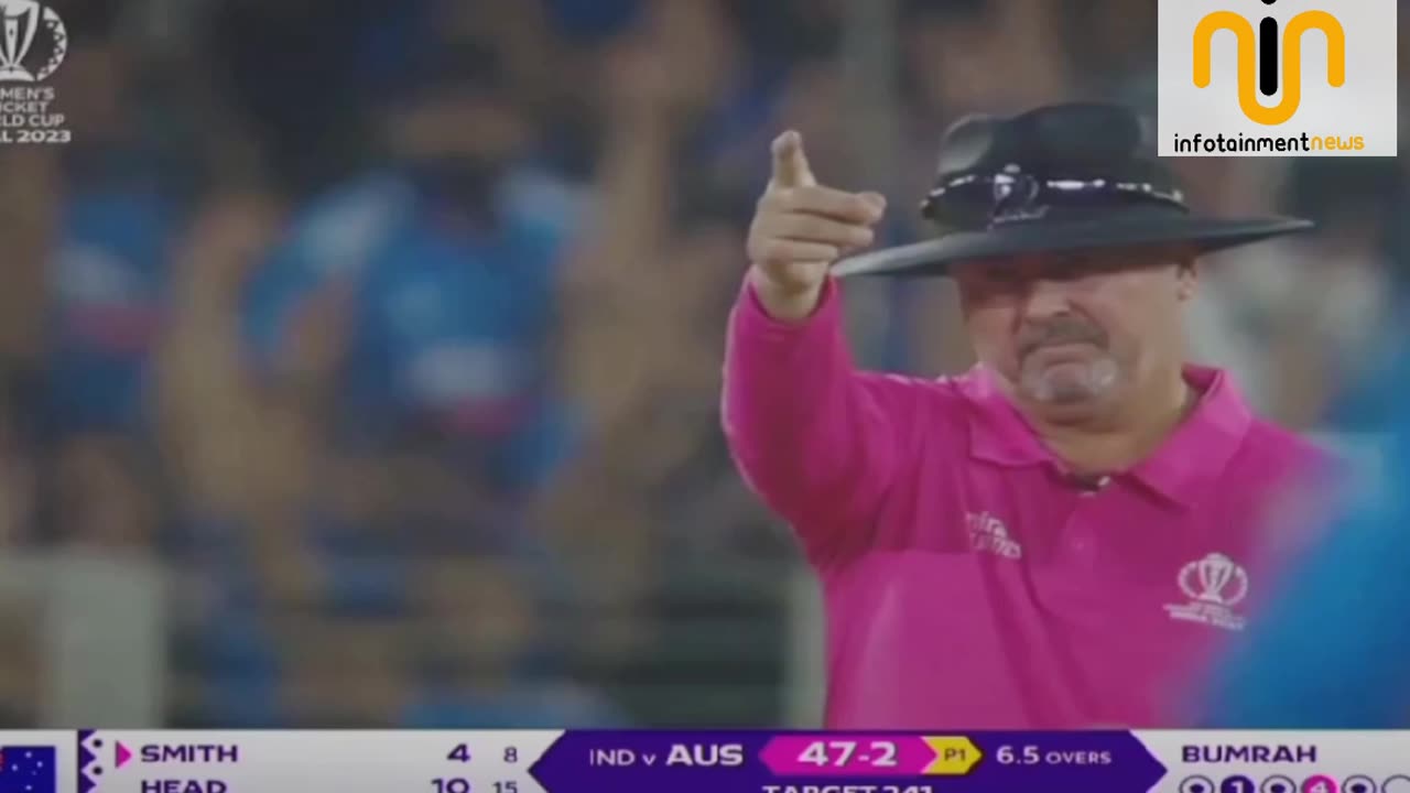 Funny clip when India lost to Australia in worldcup final