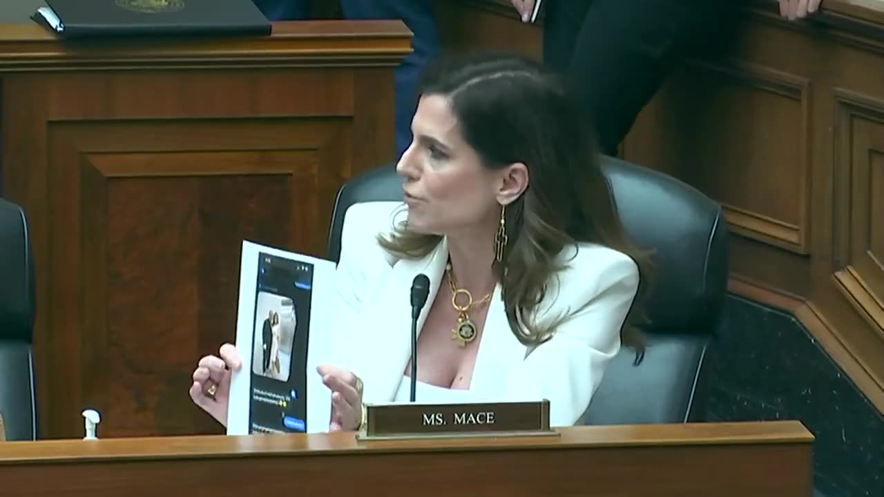 Nancy Mace Reveals CNN Panelist's Salacious Texts To Her Mid-Hearing