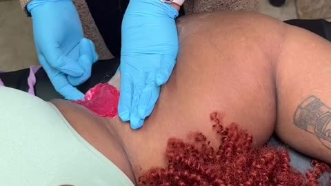 Underarm Waxing with Sexy Smooth Cherry Desire Hard Wax | Neci