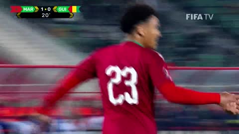 Morocco v Guinea FIFA World Cup Qatar 2022 Qualifier Match Highlights