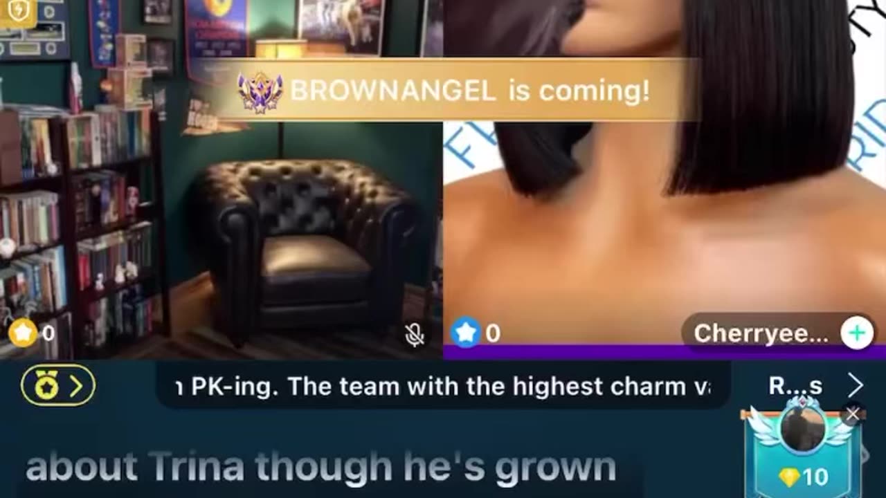 TrinaB talks to his admin to try & resolve things after badges were dropped 12/1/23 #bigoclipandsip