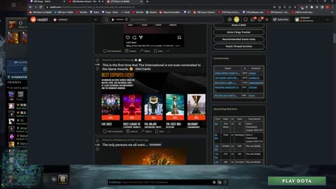 Gorgc reaction on TI11 not nominated to Game Awards