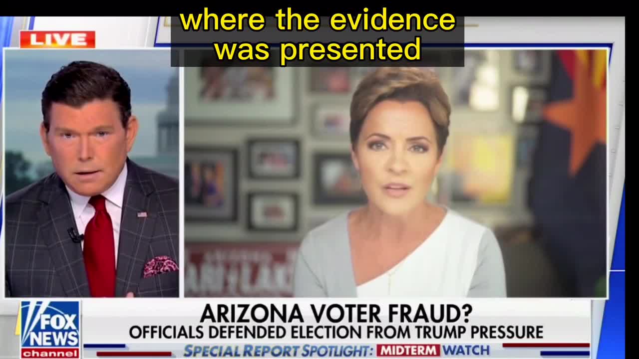 Kari Lake DESTROYS Fox's Bret Baier (Captioned)