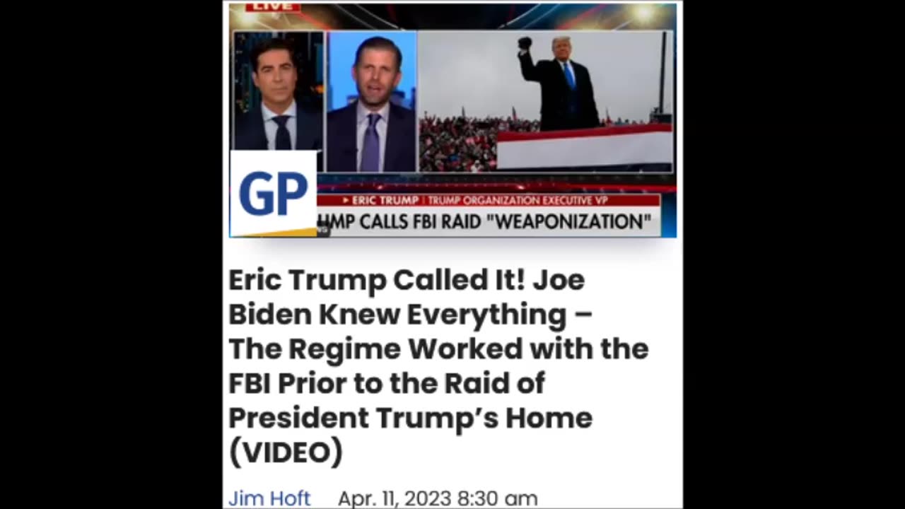 Eric Trump called it!