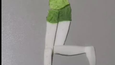 Funny Vegetable Dance, stop motion animation