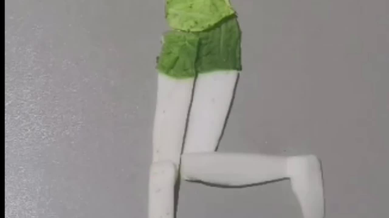 Funny Vegetable Dance, stop motion animation