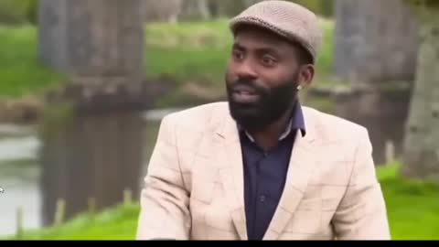 Black guy laughing about whites being a minority