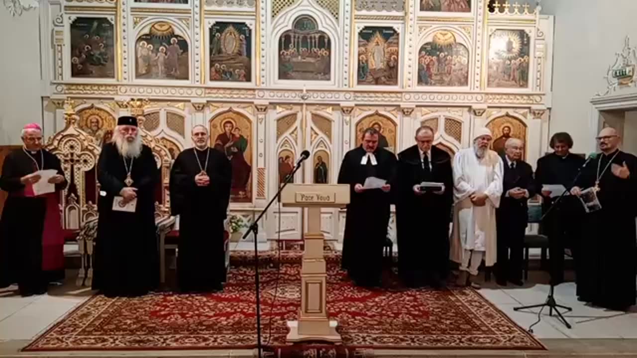 Ereticul Selejan RUGA TATAL NOSTRU CU uniat,vaticanist,lutheran,calvin,rabin, adventist,penticostal
