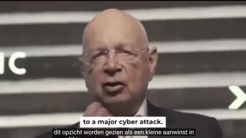 Klaus Schwab en de dreiging van een cyberaanval: een verhaal van angst.