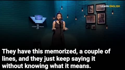 Stand up comedy with subtitles- Learn English with stand up comedy- Entertaining speech