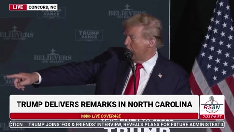 Trump Participates in 11th Hour Faith Leaders Meeting in Concord, NC [Full Speech]