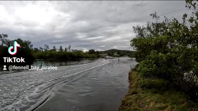 Silly video I made for tick tock . 13ft qumtrex with a 6hp mercury's