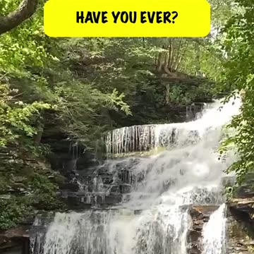 IS THIS THE PERFECT WATERFALL? #explore