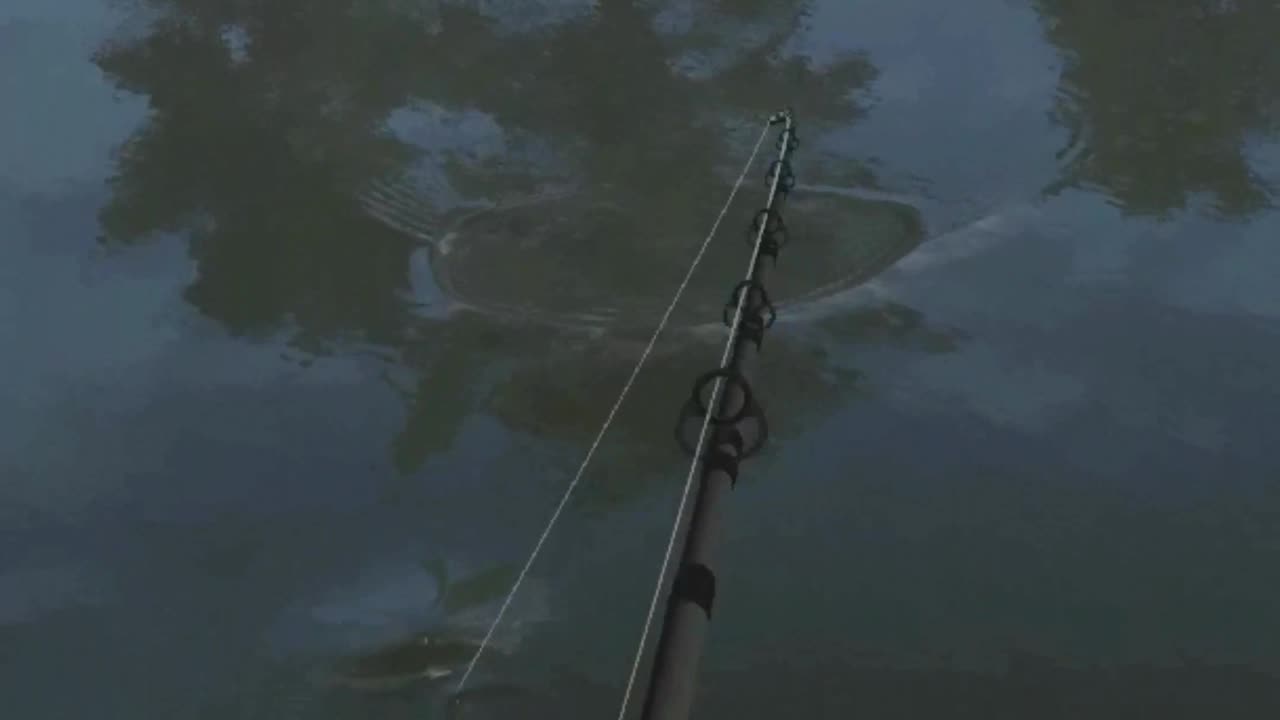 Casting spoon lure, Young Largemouth Bass, Fishing Planet
