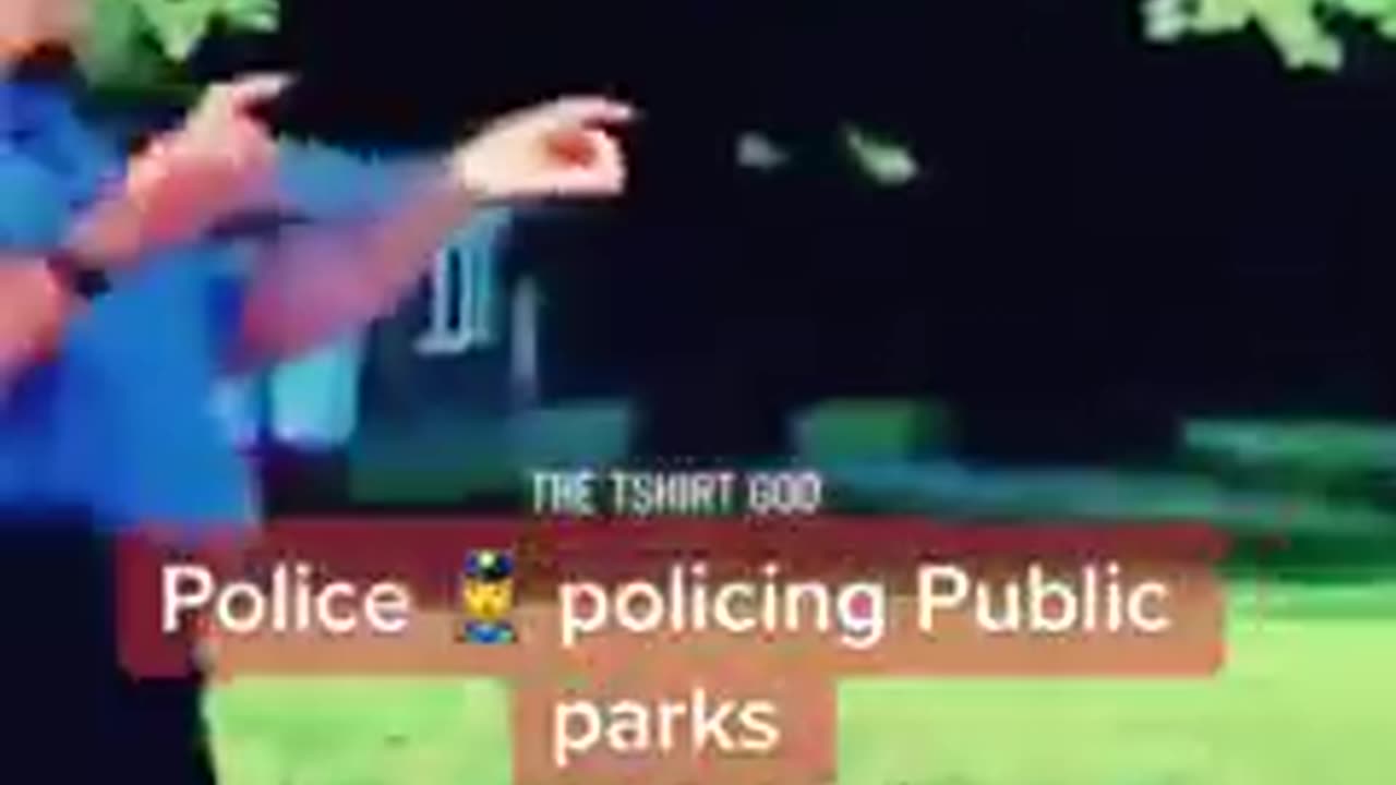 Police contact: People need a license to be in the park (WTH)