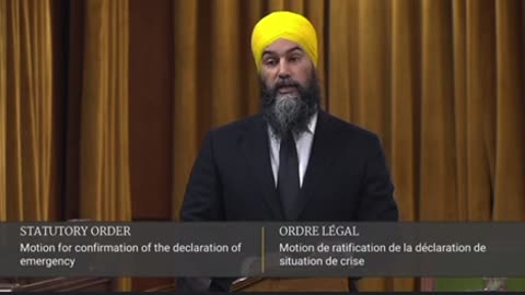NDP Jagmeet Singh calls Peaceful Protesters/ Truck Convoy in Ottawa occupiers
