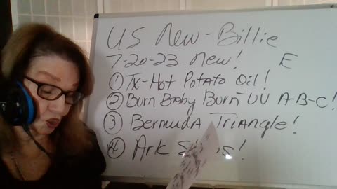 72023 TX- Hot Potato Oil! Burn Baby Burn-UV A-B-C! New Sunburn Temp! Ark Ships! US Billie E38