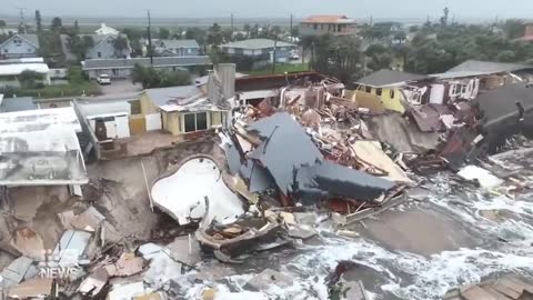 Rare, deadly hurricane slams into Florida, US | 9 News Australia