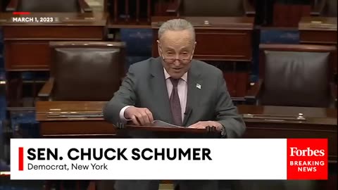 JUST IN- Schumer Hammers GOP's Anti-ESG Legislation