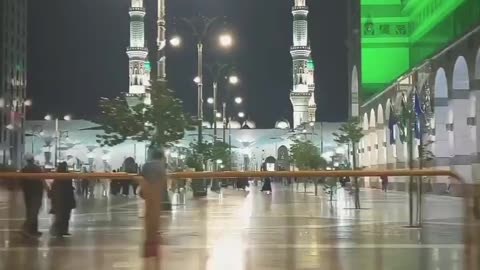 Masjid Nabi Beautiful view 😍 #whatsappstatus