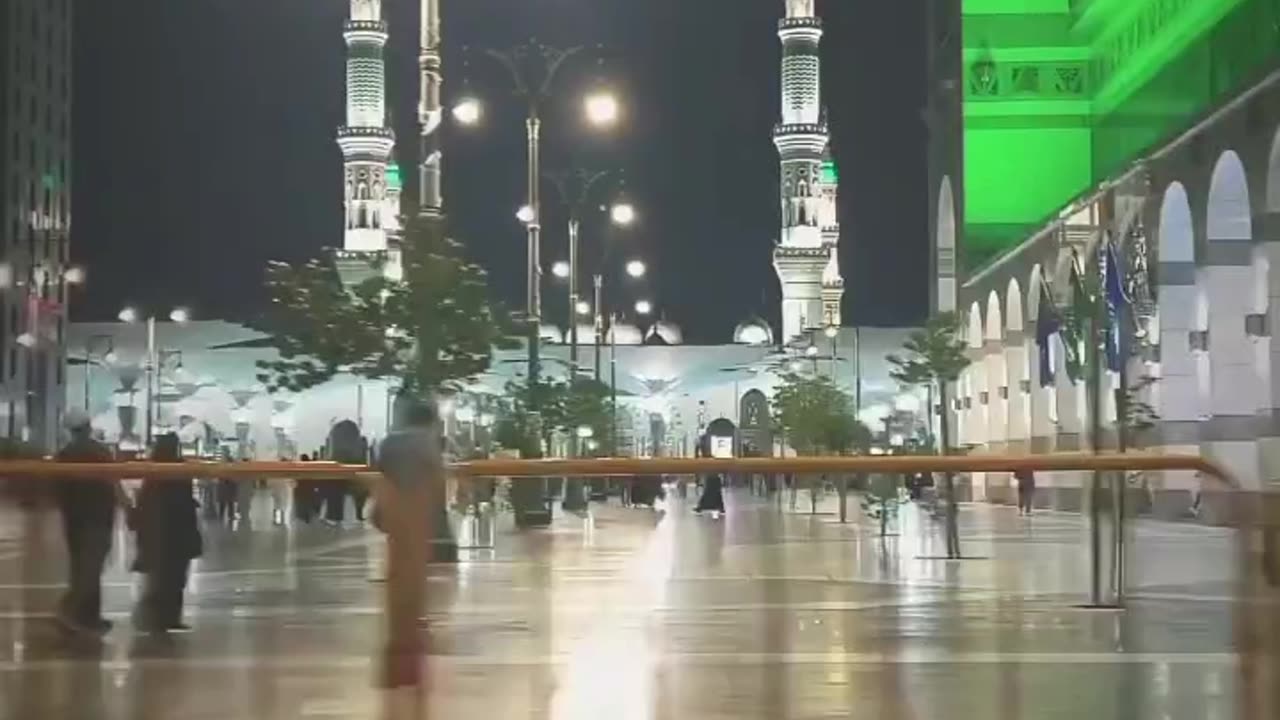 Masjid Nabi Beautiful view 😍 #whatsappstatus