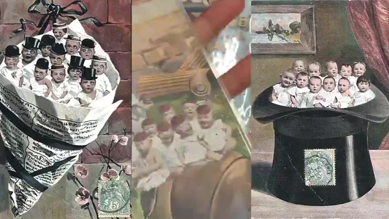 Babies were sold as PRODUCTS in the 1900s _À Vendre_ + New Repopulation Postcards Collection Update