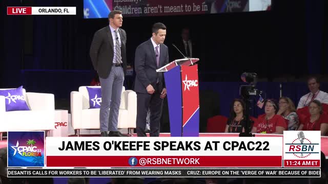 Patrick Davis Executive Producer at Project Veritas at CPAC 2022