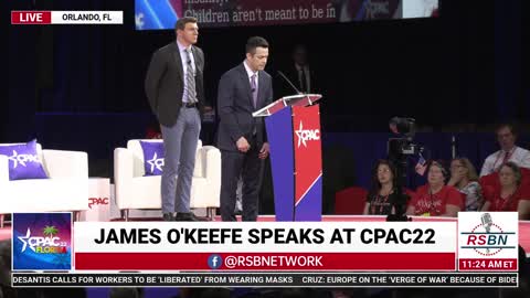 Patrick Davis Executive Producer at Project Veritas at CPAC 2022