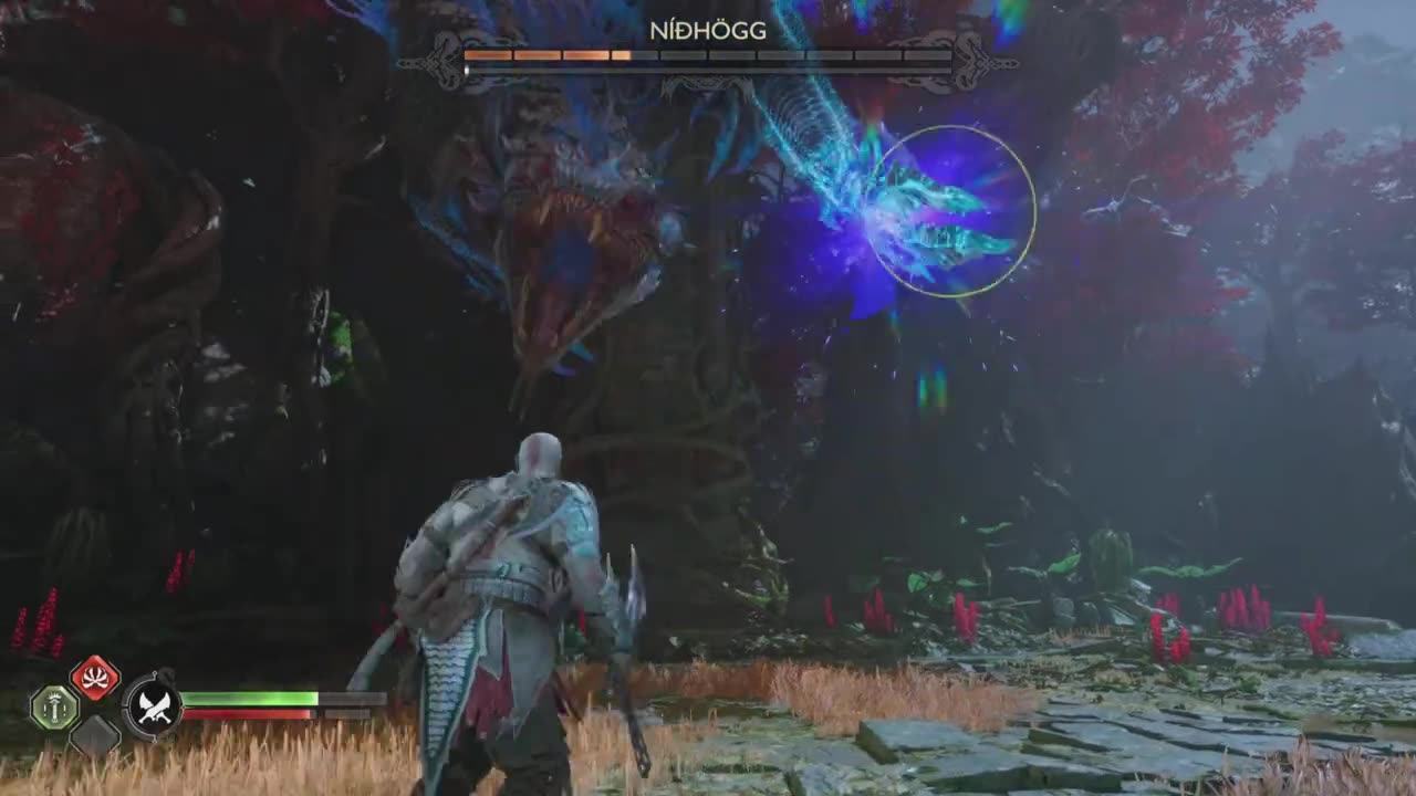 god of war Ragnarök KRATOS vs NIDHOGG