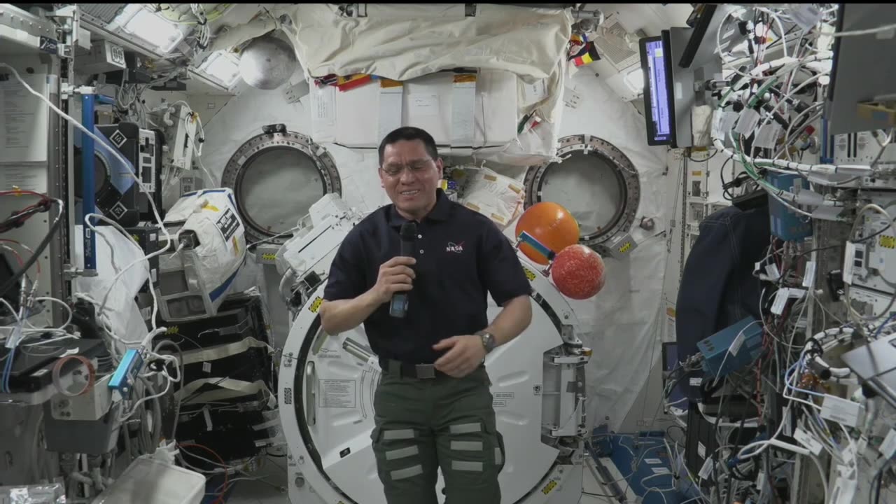 Expedition 69 Astronaut frank Rubio Talks with ABCs Good morning America