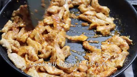 Quick and EASY Chicken Fajitas Recipe