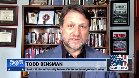 Todd Bensman: "40% of everyone reaching our border are coming from 155 different countries.."